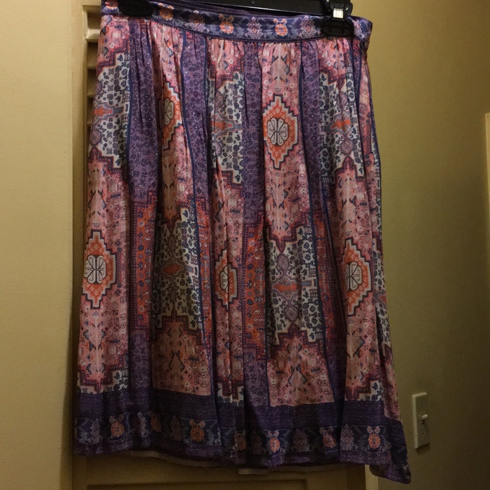 Lucky Brand multicolor knee length skirt